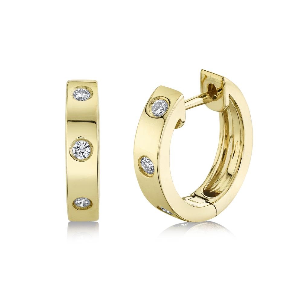 0.11CT DIAMOND HUGGIE EARRING Diamond Huggie Earring