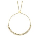 0.36Ct Diamond Link Bolo Bracelet