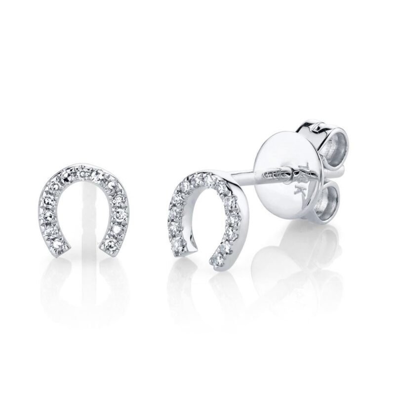 Oakley 0.06 Ct. Diamond Horseshoe Stud Earring