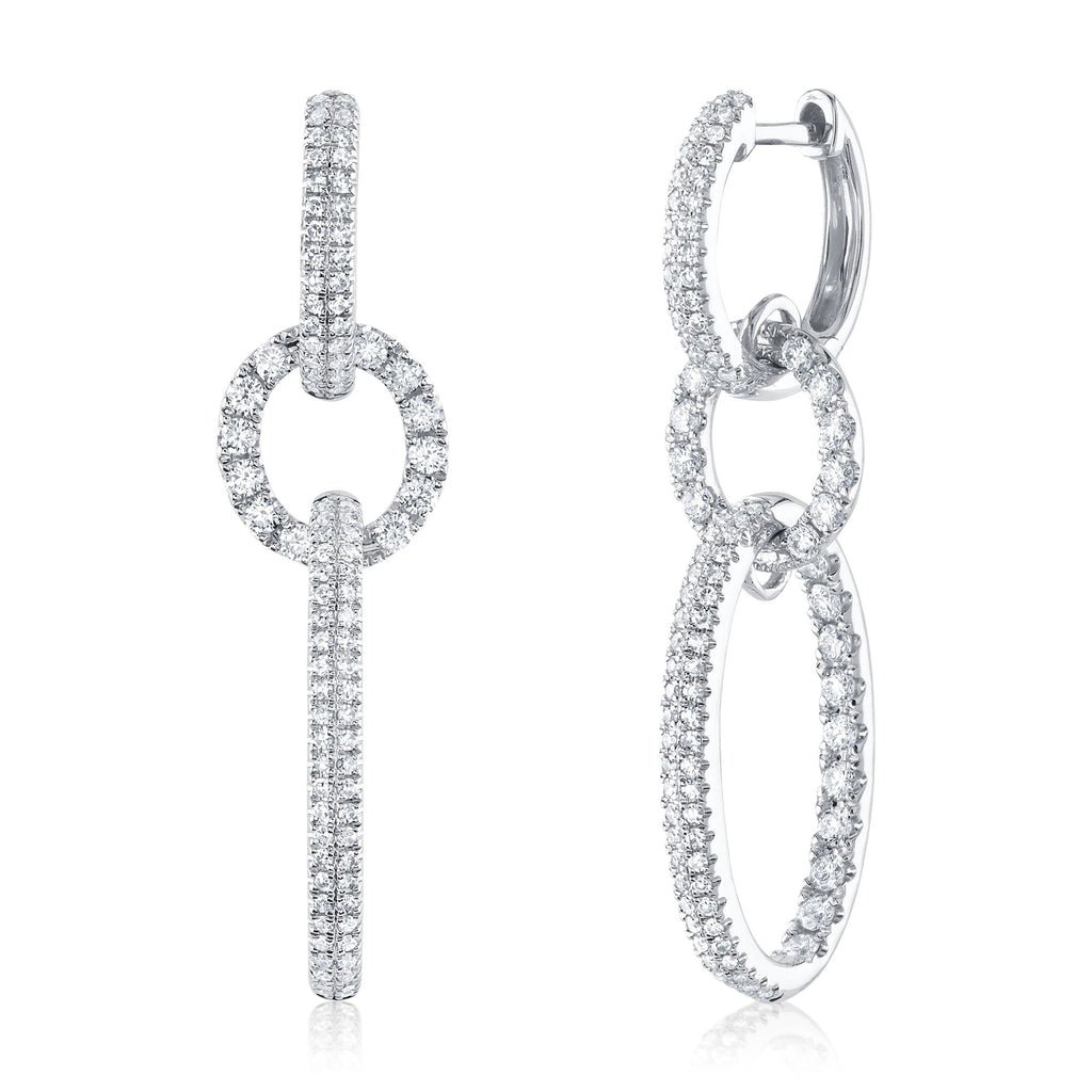 1.00Ct Diamond Oval Earring 1.00Ct Diamond Oval Earring