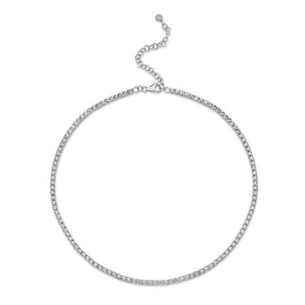 18K Solid Gold 2.49Ct Diamond Necklace