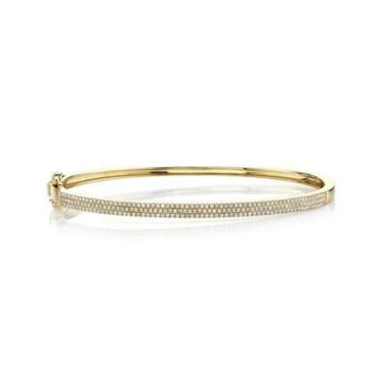 0.52Ct Diamond Pave Bangle