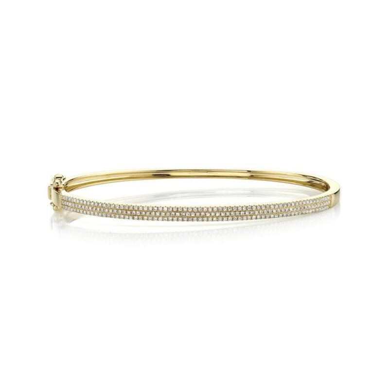 0.52Ct Diamond Pave Bangle