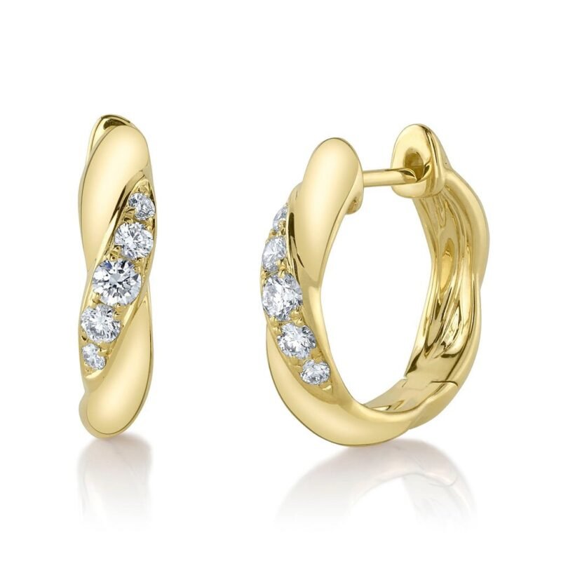 0.23 Ct. Diamond Huggie Earrings