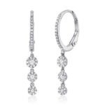14K Gold 0.32Ct Diamond Earring