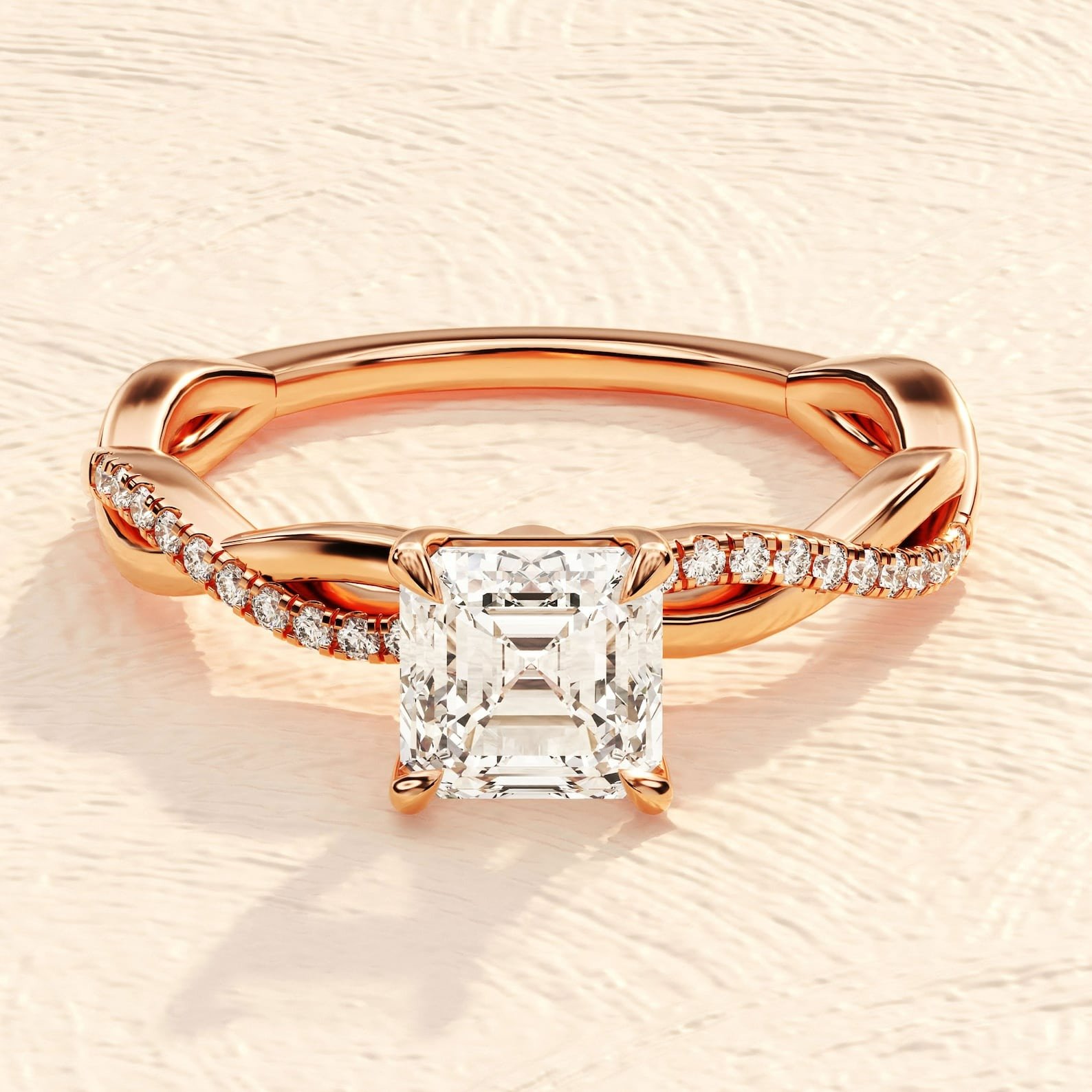 4 Prong Cushion Cut 4ct Lab Grown Diamond Engagement Ring 4 Prong Cushion Cut 4ct Lab Grown Diamond Engagement Ring
