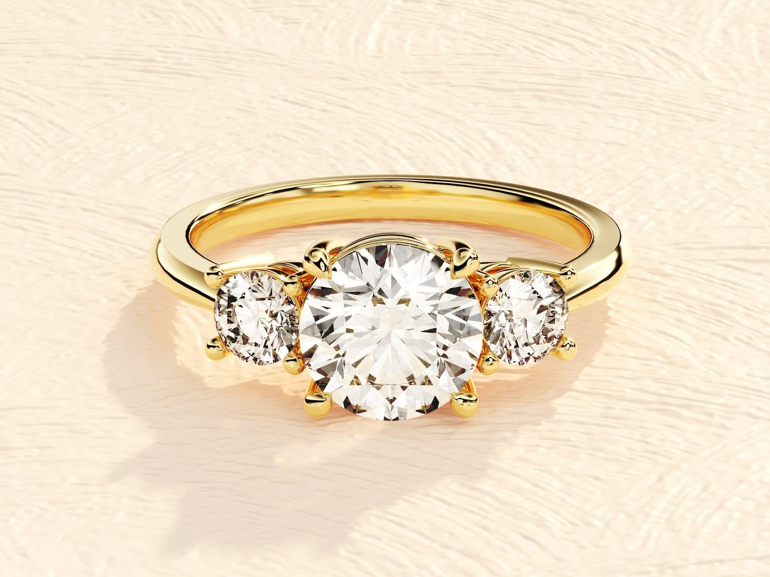 Tri Stone Anniversary Solitaire Ring 3 ct. Lab Grown Diamond Tri Stone Anniversary Solitaire Ring 3 ct. Lab Grown Diamond