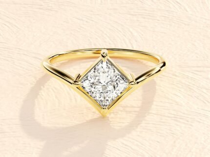 Cushion Cut 4ct Lab Grown Diamond 1ct Engagement Ring