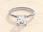 Round Cut 1 ct Lab Grown Diamond Engagement Ring