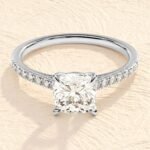Round Cut 2 ct Lab Grown Diamond Prong Setting Engagement Ring