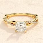 4 Prong Cushion Cut 4ct Lab Grown Diamond Engagement Ring