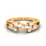 18K Solid Gold 2CT Seize the Moment Solitaire Diamond Ring